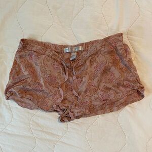 Vintage 100% silk Women's Sleep Shorts